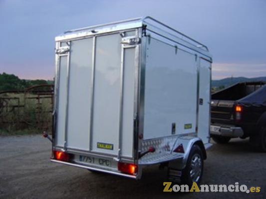 Remolque cerrado carrozado en aluminio.Thalman Quality